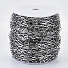 Tarnish Resistant 304 Stainless Steel Paperclip Chains CHS-S001-04B-P-3