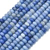 Natural Blue Aventurine Beads Strands G-P575-A02-8x5mm-03-2
