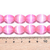 Dyed Natural Selenite Beads Strands G-T138-232G-4