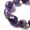 Natural Amethyst Beads Strands G-B028-B10-4