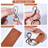 Globleland 6Pcs 6 Colors Alloy Keychain HJEW-GL0001-18-4