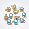 Light Gold Plated Alloy Charms ENAM-S117-27A-1