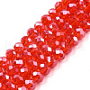 Electroplate Glass Beads Strands EGLA-A034-T3mm-A27-1