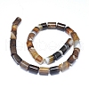 Natural Banded Agate/Striped Agate Beads Strands G-D0005-46-2