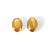 Fashion Oval Stainless Steel Stud Earrings for Women BL8928-3-3
