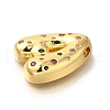 Brass Cubic Zirconia Pendants KK-M295-13G-A-2
