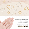 SUPERFINDINGS 72Pcs 12 Style Brass Linking Rings KK-FH0005-73-3