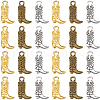 SUNNYCLUE 90Pcs 3 Styles Tibetan Style Alloy Pendants FIND-SC0011-70-1