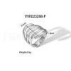 Geometric Stainless Steel Open Cuff Rings with Irregular High-end Feel NH8943-14-1