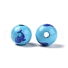Natural Wood European Beads WOOD-S059-01P-2