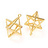 Brass Pendants X-KK-R037-256G-1