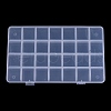 Transparent Plastic Bead Containers X1-CON-YW0001-13-1