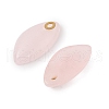 Natural Rose Quartz Pendants STAS-P380-80G-02-2
