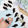 Gorgecraft 12Pcs Computerized Embroidery Cloth Self Adhesive Patches PATC-GF0001-57A-3