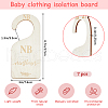 CRASPIRE 1 Set Wooden Baby Closet Divider WOOD-CP0001-07-2