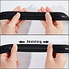 Imitation Nylon Flat Elastic Non-slip Band OCOR-WH0089-02B-01-3