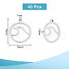 Unicraftale 40Pcs 304 Stainless Steel Pendants STAS-UN0045-71-2