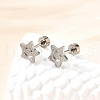 304 Stainless Steel Stud Earrings EJEW-H161-01P-K-2