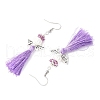 Angel 304 Stainless Steel Dangle Earrings EJEW-MZ00410-04-3
