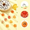 20Pcs 10 Styles Opaque Resin Imitation Food Pendants CRES-YW0002-26-3