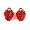 Transparent Resin Pendants RESI-R466-01-1