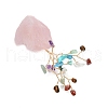 Natural Mixed Gemstone Chips Tree of Life Display Decorations AJEW-JD00015-03-4