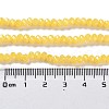 Baking Painted Imitation Jade Glass Bead Strands DGLA-A034-J4MM-A24-3