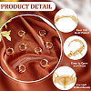 Beebeecraft 10Pcs Brass Hoop Earring Findings KK-BBC0003-86-4