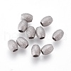 Tarnish Resistant 304 Stainless Steel Textured Beads STAS-E455-06P-4x5-2
