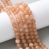 Natural White Jade Beads Strands X-G-F364-11-6mm-2-5