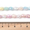 Electroplate Glass Beads Strands EGLA-U004-01-4