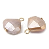 Imitation Jade Glass Pendants KK-Q777-03LG-2