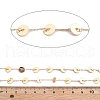 Handmade Brass Flat Round Paperclip Chains CHC-L051-09KCG-2