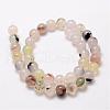 Natural Dendritic Agate Bead Strands G-G880-01-10mm-2