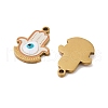 Ion Plating(IP) 316 Surgical Stainless Steel Pendants STAS-U014-56G-02-2