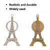 GOMAKERER DIY Blank Eiffel Tower Pendant Making Kit DIY-GO0001-69-3