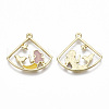 Alloy Enamel Pendants ENAM-S122-012-NR-1