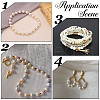 Beebeecraft 300Pcs 4 Styles Brass Crimp Beads KK-BBC0014-69-6