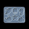Starfish/Whale/Octopus Pendant DIY Silhouette Silicone Mold DIY-K073-09A-4
