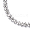 304 Stainless Steel Cobs Chain Necklace for Men Women STAS-B039-11P-2