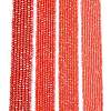 Electroplate Glass Beads Strands EGLA-A044-P4mm-B21-2