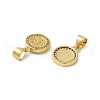 Rack Plating Brass with Cubic Zirconia Pendant KK-Q795-22G-2