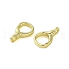 Brass Spring Gate Rings KK-B089-15G-2