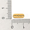 304 Stainless Steel Oval Connector Charms STAS-Q306-01G-G-3