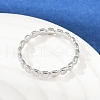 304 Stainless Steel Plain Band Finger Rings RJEW-P153-01P-3