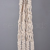 Handmade Cotton Rope Hanging Planters Sets AJEW-WH0112-05-7