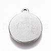 304 Stainless Steel Pendants STAS-E474-42-2