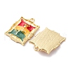 Alloy Enamel Pendants FIND-M060-04G-2