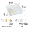 12Pcs 3 Colors Brass Clip-on Earring Findings KK-FS0001-33-4