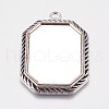 Tibetan Style Pendant Cabochon Settings X-TIBEP-A22961-AS-LF-1
